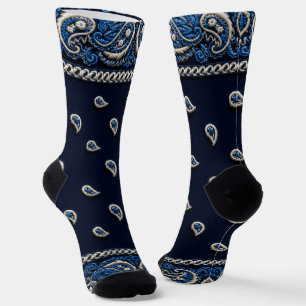Bandana 2 Toon Blauwe Sokken