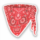 Bandana Bandit Scarf Sticker (Voorkant)