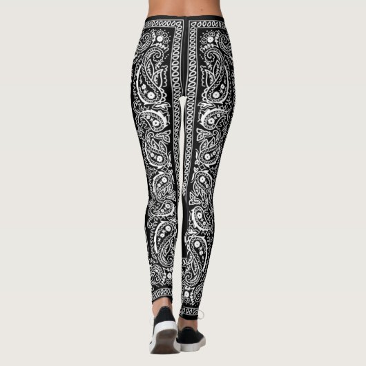 Bandana Black Leggings (Achterkant)