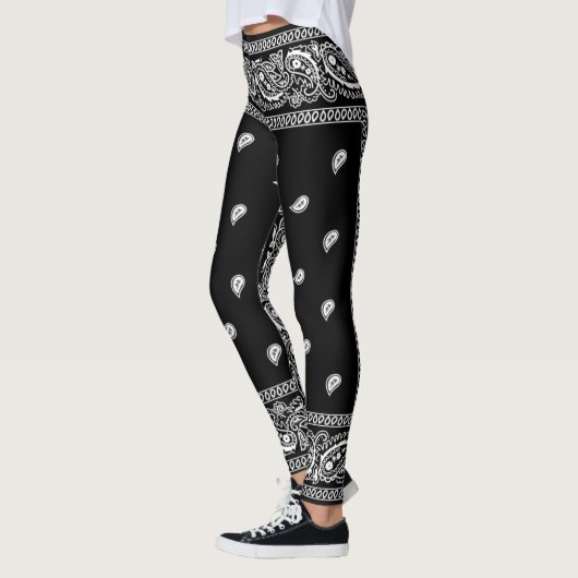 Bandana Black Leggings (Links)