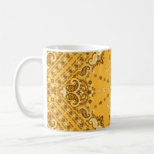 Bandana Boho over de heropleving van de Paisley Pr Koffiemok