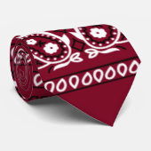 Bandana bordeaux das (Opgerold)