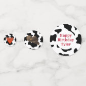 Bandana Cowboy Party Confetti Tafel Decor (Voorkanten)