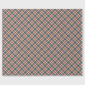 Bandana Denim Color Tartan Patroon Cadeaupapier (Vlak)