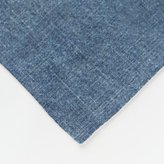 Bandana Denim-Kijk Fleece Deken (Hoek)