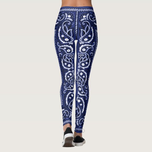 Bandana Doger Blue Leggings (Achterkant)
