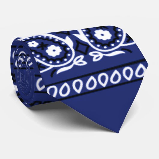 Bandana Doger Blue Stropdas (Opgerold)