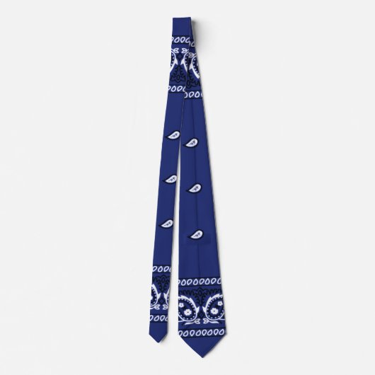 Bandana Doger Blue Stropdas (Achterkant)