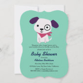 Bandana Doggy Baby Douche Uitnodigingen (Voorkant)
