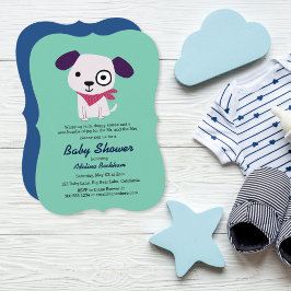 Bandana Doggy Baby Douche Uitnodigingen