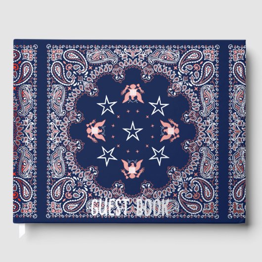 Bandana Foil Guest Book Gastenboek (Voorkant)