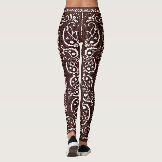 Bandana Fudge Brown Leggings (Achterkant)