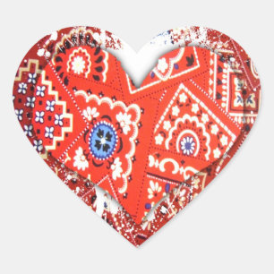 bandana hart sticker