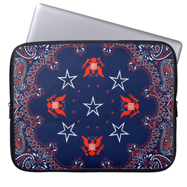 Bandana Laptop Sleeve (Voorkant)