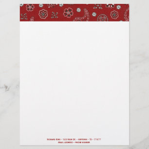 Bandana Letterhead Briefhoofd