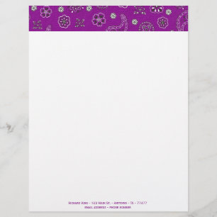 Bandana  Letterhead Persoonlijk Briefhoofd