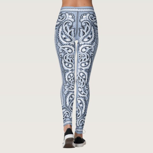 Bandana Light Blue-Leggings Leggings (Achterkant)