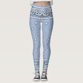 Bandana Light Blue-Leggings Leggings (Voorkant)