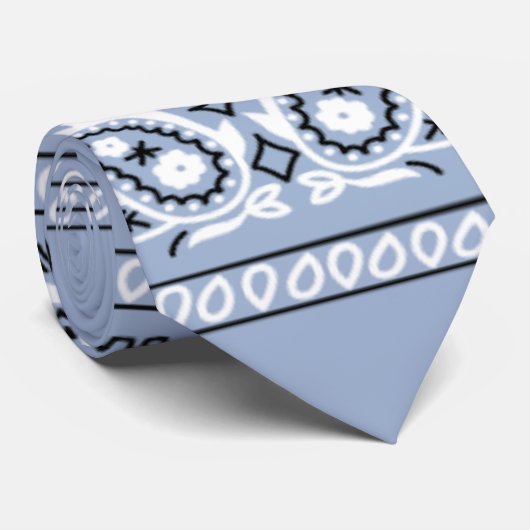 Bandana Light Blue-Stropdas Stropdas (Opgerold)