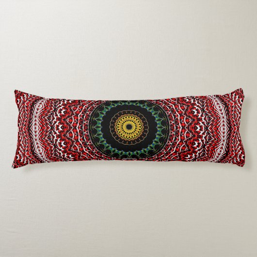 Bandana Mandala Lichaamskussen (Voorkant)