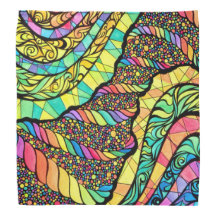 Bandana met Colorful Abstract Design