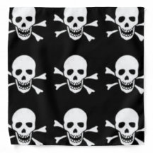 bandana met schedel en kruisbeenderen