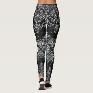 Bandana met Schedels Leggings