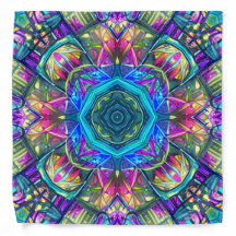 Bandana multicolor caleidoscopisch