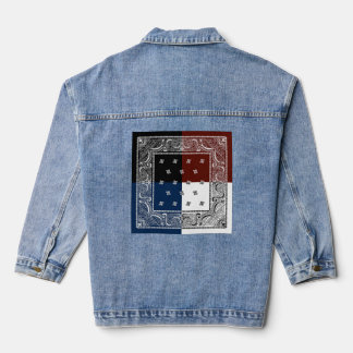 Bandana ontwerp mannen jaket denim jacket