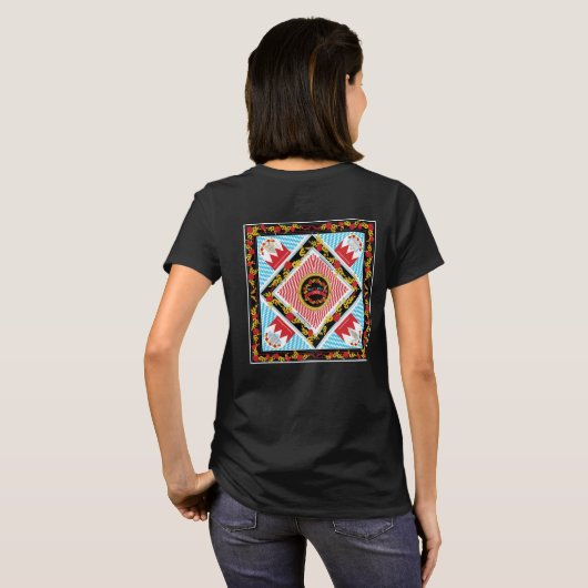 Bandana ontwerp t-shirt (Achterkant volledig)