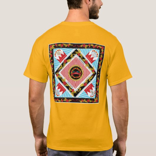 Bandana ontwerp t-shirt (Achterkant)