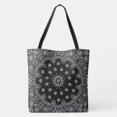 bandana paisley totebag black_A Tote Bag (Achterkant)