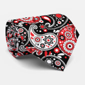 Bandana Paisley voor Westerne gebeurtenis Fancy la Stropdas (Opgerold)