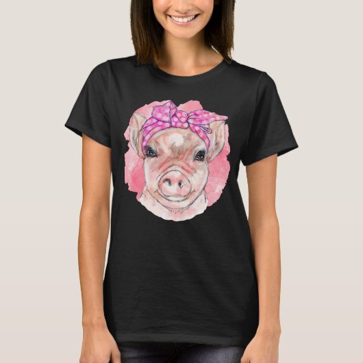 Bandana Pig Girl T-shirt (Voorkant)