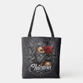 Bandana Print Chicana Tote Bag (Achterkant)