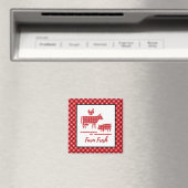 Bandana Print Farm Animals Magneet (Insitu (Vaatwasser))