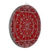 Bandana Red Dartboard Dartbord (Voorkant Links)