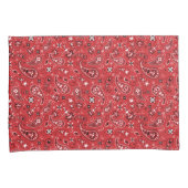 Bandana Red Paisley Kussensloop (Voorkant-Rechts)