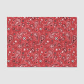 Bandana Red Paisley Tissuepapier (Voorkant)
