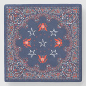 Bandana Stenen Onderzetter (Voorkant)