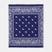 Bandana True Blue Fleece Blanket Deken (Voorkant)