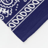 Bandana True Blue Fleece Blanket Deken (Hoek)