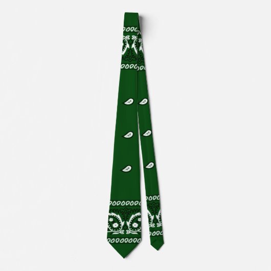 Bandana True Green Tie Stropdas (Voorkant)