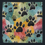 Bandana voor uw huisdier<br><div class="desc">Geef je huisdier wat liefde met een nieuwe bandana,  met abstracte pootafdrukken</div>