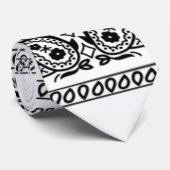 Bandana White Stropdas (Opgerold)