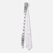Bandana White Stropdas 2 (Achterkant)