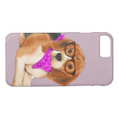 Bandana's Beagle (achtergrondkleur bewerkbaar) Case-Mate iPhone Case (Achterkant (Horizontaal))