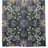 Bandanna met kleurrijke paisley naadloos patroon douchegordijn (Voorkant)