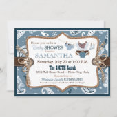 Bandanna Print Cowboy Baby shower Kaart (Voorkant)