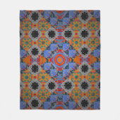 Bandanna shawl, ontwerp van tablecloth fabric, zij fleece deken (Voorkant)